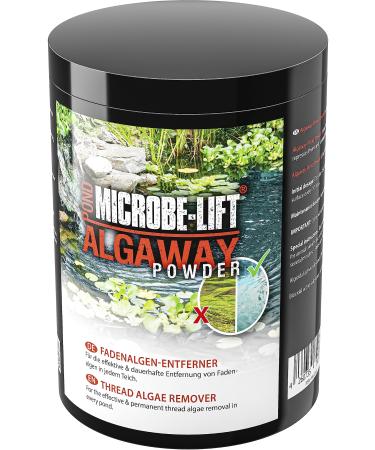 Microbe -Lift Pond Algaway Powder - 1000g - Effective thread algae remover for ponds quickly eliminates algae and prevents new formation.multicolored 1000g - Buy Online on GoSupps.com
