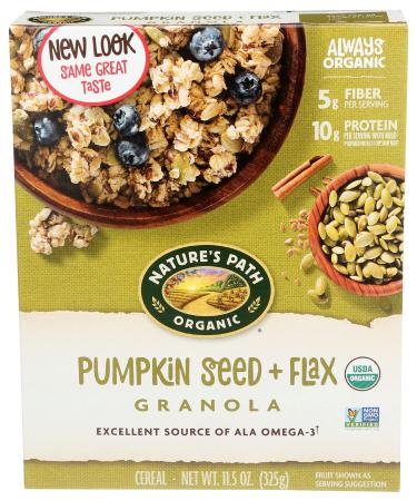 Nature's Path Organic Pumpkin Seed + Flax Granola Cereal 11.5 oz (325 g)