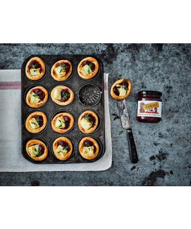 Tracklements Cranberry Port & Orange Sauce 370g | Handmade Gluten & Vegetarian Friendly | Tangy Flavour for Meats & Cheese | Ideal Festive Gift - Buy Online on GoSupps.com