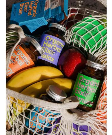 Symbeeosis Organic Herbal Elixir Brain with Ginkgo Biloba & Rosemary Enhances Memory and Concentration - 100g - Buy Online on GoSupps.com