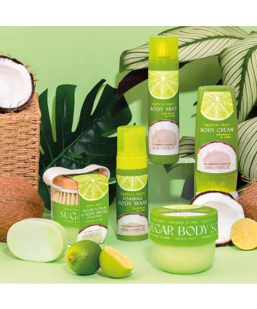 Tropical Fruits Coconut and Lime Body Cream 200ml - Buy Online on GoSupps.com