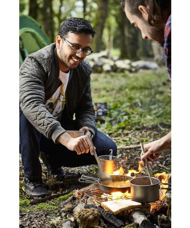 Titanium Long Handled Spoon | 8.7 inch Biggest Bowl | Outdoor Camping Companion - Buy Online on GoSupps.com