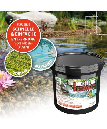 Microbe-Lift Pond Algaway Powder 5000g - Fast-Acting Thread Algae Remover for Ponds - Prevents New Algae Growth - Multicolored 5kg - Buy Online on GoSupps.com