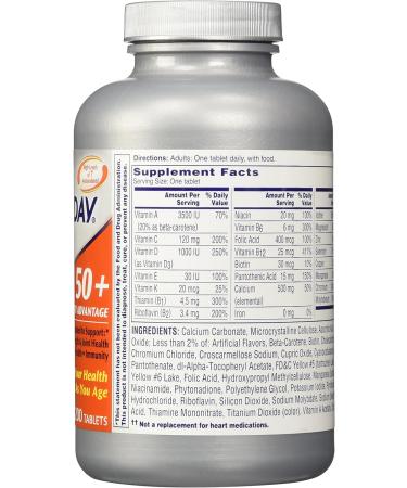 One A Day Women's 50+ Healthy Advantage - 200 Tablets - Buy Online on GoSupps.com
