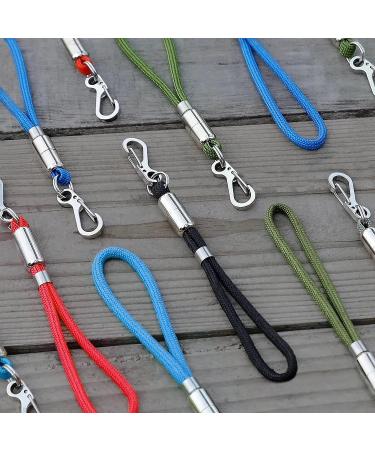 Buy Durable Nylon & Stainless Steel Materium Key Rings with Mini Carabiner | 3-Pack Red Keychains for Lanyards & Paracord - Buy Online on GoSupps.com