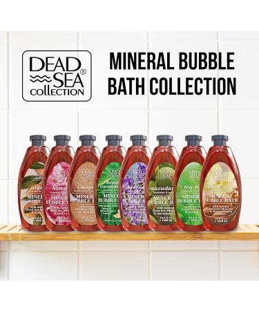 Dead Sea Collection Bubble Bath for Women and Men - with Almond Vanilla Oil and Pure Minerals - Nourishing and Moisturizing Skin - Pack of 2 (2000 ml) - Buy Online on GoSupps.com