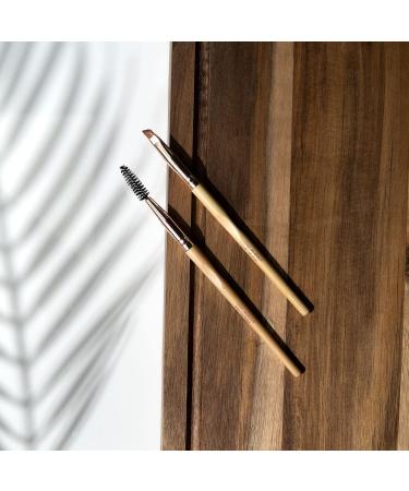 Buy Duo Brow Makeup Brush - Perfect for Flawless Brows | International Shipping Available - Buy Online on GoSupps.com