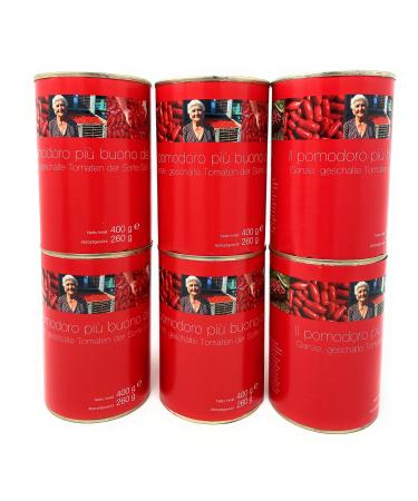 Il pomodoro pi buono Campania San Marzano tomatoes whole & peeled 6x400 g can 400 g (pack of 6)