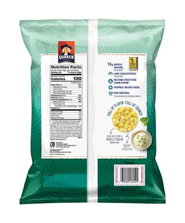 Quaker Rice Crisps Gluten Free Buttermilk Ranch 6.06oz Bags - 6 Pack - Buy Online on GoSupps.com