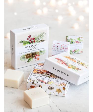 European Soaps Via Mercato Autumno Shea Butter Soaps Set - 4x50g Premium Natural Bars - Buy Online on GoSupps.com