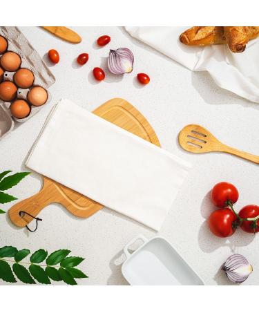 Premium Organic Cotton Kitchen Towels Set - 10 Large Lint-Free Tea Towels (68.6x68.6 cm) - Unbeatable Quality for Every Home - Buy Online on GoSupps.com