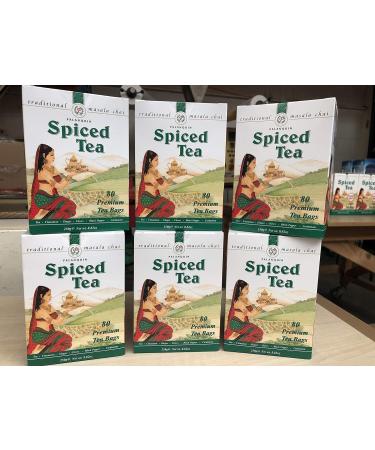 Grehge d Tea -Masala chai- of 80 Tea Bags (6 Boxes) - Buy Online on GoSupps.com