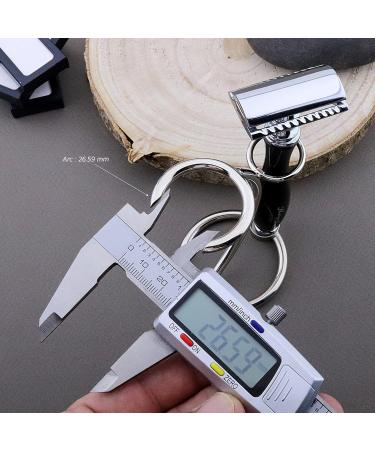 Premium Mens Shaving Brush & Razor Holder - Stainless Steel Chrome Plated for International Shipping - Buy Online on GoSupps.com