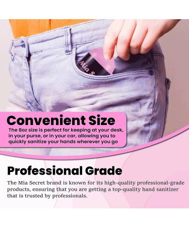 Mia Secret Professional Nail System Hand Sanitizer Antiseptic 8oz - Buy Online Now! - Buy Online on GoSupps.com