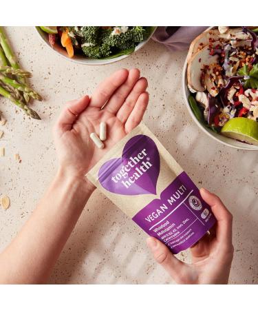 Vegan Multi VIT & Mineral - Supports Vegan & Vegetarian Diets - Whole Food Nutrients - Vegan Friendly - 60 Capsules - Buy Online on GoSupps.com