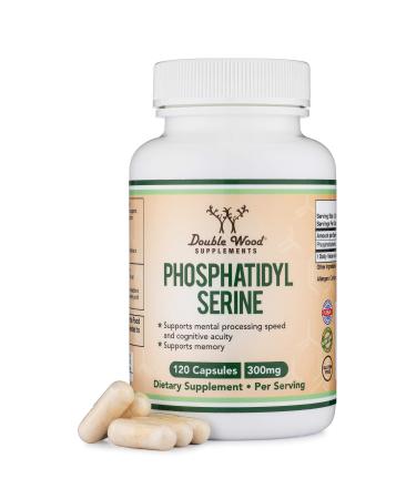 Double Wood Supplements Phosphatidyl Serine 300mg - 120 Capsules