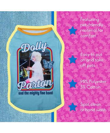 Doggy Parton Blue Dolly & The Mighty Fine Band Shirt XS - X-Small Blue (22120725) - Buy Online on GoSupps.com