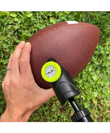 Franklin Sports Ball Pump with Pressure Gauge and Needle - Hand Pump for Soccer, Basketball and More - Black - Buy Online on GoSupps.com