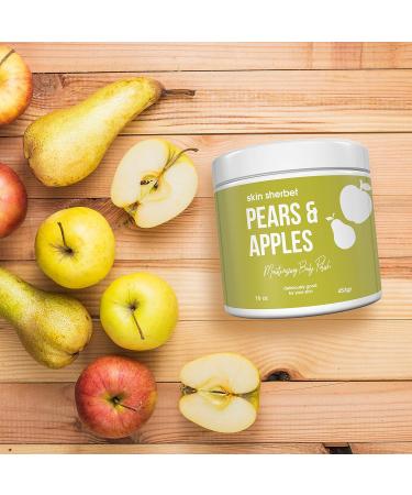 Pear & Apples Body Polish Salt Scrub - 23oz | Exfoliating Natural Scrub for Glowing Skin | International Shipping Available - Buy Online on GoSupps.com
