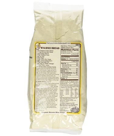 Bob's Red Mill Organic Brown Rice Flour - 24oz | Whole Grain, Gluten-Free - Buy Online on GoSupps.com