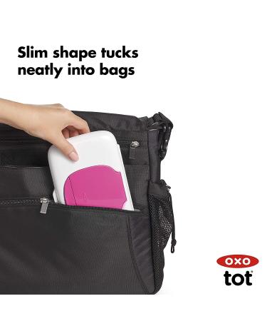 OXO Tot On-the-Go Wipes Dispenser - Pink | Convenient and Portable Wipes Holder - Buy Online on GoSupps.com