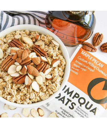 Umpqua Oats Maple Pecan â€“ All Natural Premium Oatmeal Packets (12 Pack, Non-GMO) - Buy Online on GoSupps.com