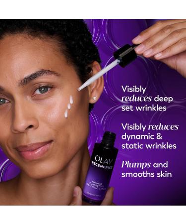 Olay Regenerist Resurfacing Retinol Serum Renew Anti-Wrinkle Serum for Women Anti-Aging Skin Care Advanced Night Repair Fragrance-Free Hexa-Repair Peptide & Pro-Retinol 1.0oz - Buy Online on GoSupps.com