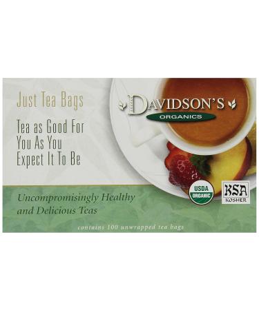 Davidson's Organics Tea Bags - White Pomegranate - 100 Count