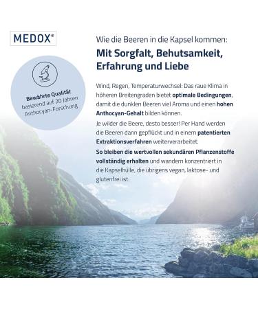 MEDOX Classic Herbal Dietary Supplement | High Anthocyanin Content per Capsule - Shop Internationally - Buy Online on GoSupps.com