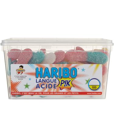 Haribo Jelly Candy Sour Tongue Pik x 105 Pieces - 1.05 kg
