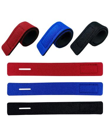 6 Pcs Fishing Rod Wrap Straps Stretchy Fishing Pole Belts Fishing Tackle Ties for Bundle Organize All Fishing Rods