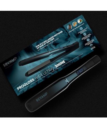 REVAMP Progloss Ultra X Shine Ceramic Hair Straighteners - Black - Buy Online on GoSupps.com