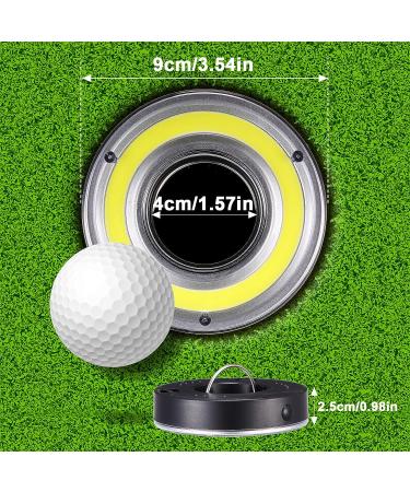 Glow-in-the-Dark Golf Hole Lights - 12 Pcs LED Glow Ball Putting Green Accessories - Buy Online on GoSupps.com