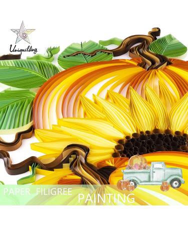 Uniquilling Paper Quilling Kit for Adults - Pumpkins DIY Quilling Tools - Home Wall Art Decor - Best Gift for Beginners - Buy Online on GoSupps.com