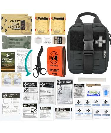 RHINO RESCUE IFAK First Aid Trauma Kit - Black - Buy Online on GoSupps.com