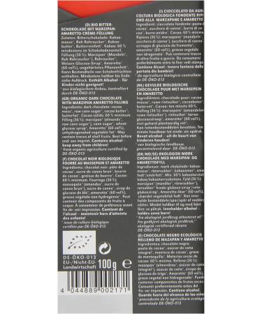 Vivani Dark Chocolate with Amaretto and Marzipan Organic 100g - Pack of 5 - Buy Online on GoSupps.com