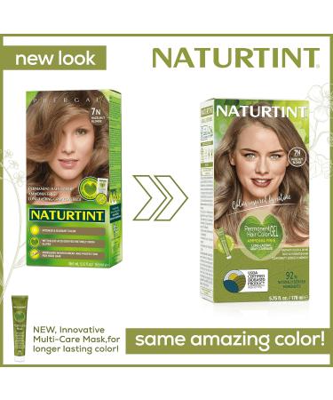 Naturtint 7N Hazelnut Blonde Hair Color - Pack of 6 | Ammonia-Free, Vegan, Cruelty-Free | Up to 100% Gray Coverage | Long-Lasting Results - Buy Online on GoSupps.com