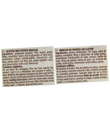 Le Veneziane Gluten Free Potato Gnocchi 17.6oz - Authentic Italian Pasta for Gluten-Free Diet - Buy Online on GoSupps.com