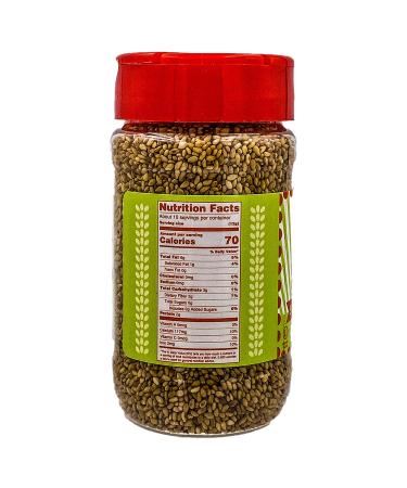 White Roasted Sesame Seeds - Nutritious Sesame Seeds for Dishes, Teas & Seasonings - 4 Oz (2-Pack, 8 Oz Total) - OU-Kosher Parve - Buy Online on GoSupps.com
