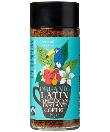 Clipper Latin American Organic Instant Coffee | 6 x 100g Jars | Bulk Buy for Home & Catering | Arabica Gourmet Coffee | Sustainable Fairtrade Coffee by Clipper Teas | Ethically Sourced & Eco Conscious Latin American Coffee 6 x 100g - Buy Online on GoSupps.com