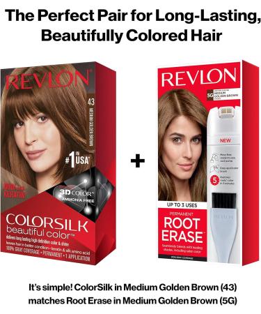 Revlon Colorsilk Haircolor Medium Golden Brown 2.4 Ounces by Revlon - Buy Online on GoSupps.com