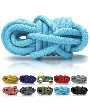 Allesoo ppm rope 5 meters taile rope dog leash collar tazaks polypropylene multifilem rope 10mm thickness pastel-blue 10mm pastel blue