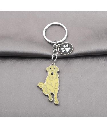 Ensianth Dog Keychain - Perfect Gift for Dog Lovers | Puppy Paw Print Keyring for Dog Owners - Ideal for Mom & Dad - Buy Online on GoSupps.com
