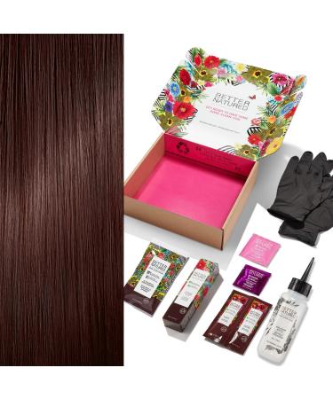 5WB Light Warm Beige Brown Permanent Hair Color Dye Kit (Color Developer Barrier Cream Gloves Cleaning Wipe Shampoo and Conditioner) Radiant Color that Lasts up to 8 Weeks