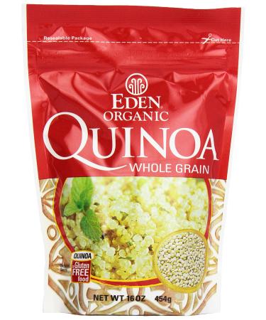 Eden Organic Quinoa, 16 oz Bag, Whole Grain, Andean