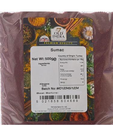 Old India Sumac 500g (Pack of 3) 500 g (Pack of 3) - Buy Online on GoSupps.com