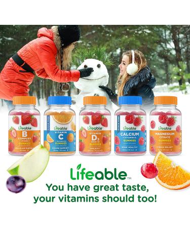 Lifeable Sugar Free Zinc Gummies 50mg - Gluten Free Vegetarian Chewable Supplement for Healthy Skin and Immune Support - 60 Gummies - Buy Online on GoSupps.com