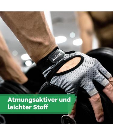 NetroxSports Fitness Gloves - Light & Breathable Gym Workout Gloves for Men & Women | Ideal for Strength Training & Biking | Gray Sports Gloves - Buy Online on GoSupps.com