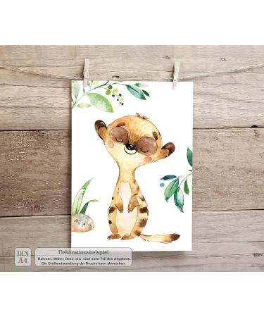 LALELU-Prints Adventurous Safari: Set of 6 Jungle Elephant Posters for Kids' Rooms Perfect Wall Decor for Boys and Girls (DIN A4 Unframed) - Buy Online on GoSupps.com