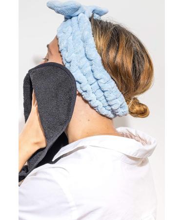 Face It by Cloth In A Box - Ultra Soft Black Microfiber Makeup Remover | Heart Shaped Exfoliating Facecloth with Hand Pockets for Easy Use | Long Lasting Quality - Shop Internationally - Buy Online on GoSupps.com
